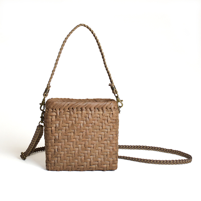 オンラインストア限定【山形県産山ぶどう蔓】おさんぽ籠バック「スクエア」