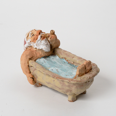 sa1　お風呂のサンタ　ささきようこ