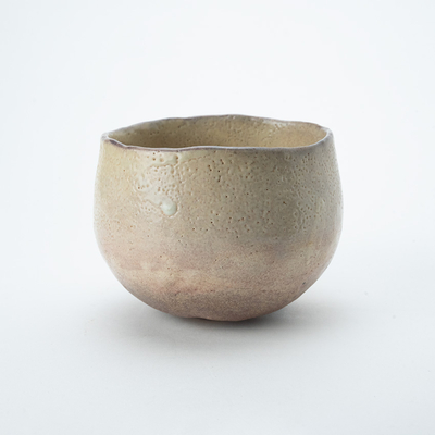 36.粉引小服茶碗