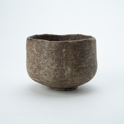 83.渋紙手小服茶碗