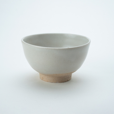 118.牙白旅茶碗