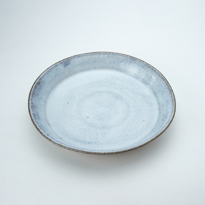 39.斑釉八寸丸皿