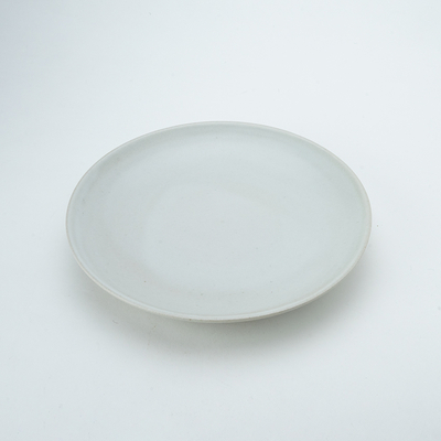 167.牙白八寸丸皿