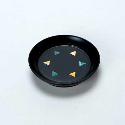 Y4.豆椿皿　箔貝　山本隆博