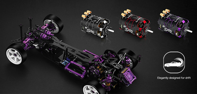XeRUN-D10 ブラシレスモーター 13.5T　RED　ドリフト