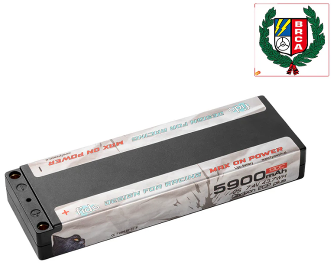 Fido 5900 2本セット Fido Max Power 5900mAh 130C 7.4V U-LCG | Saku−Mart