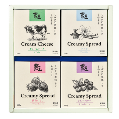 クリームチーズ4個詰め合わせ