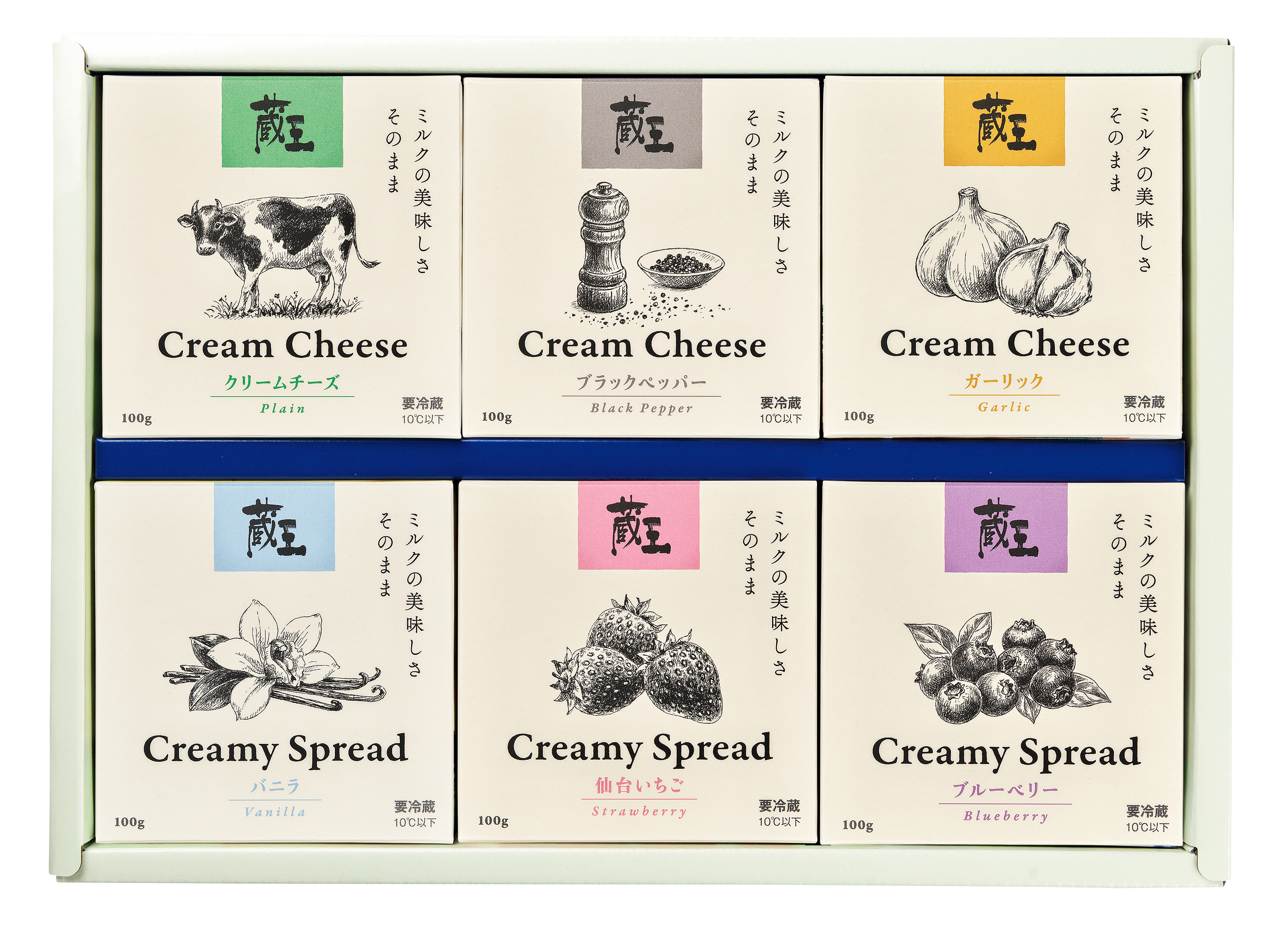 クリームチーズ6個詰合せ | 蔵王チーズ公式ショップ