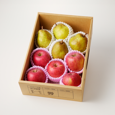 詰め合わせ（ラフランス・ふじりんご）