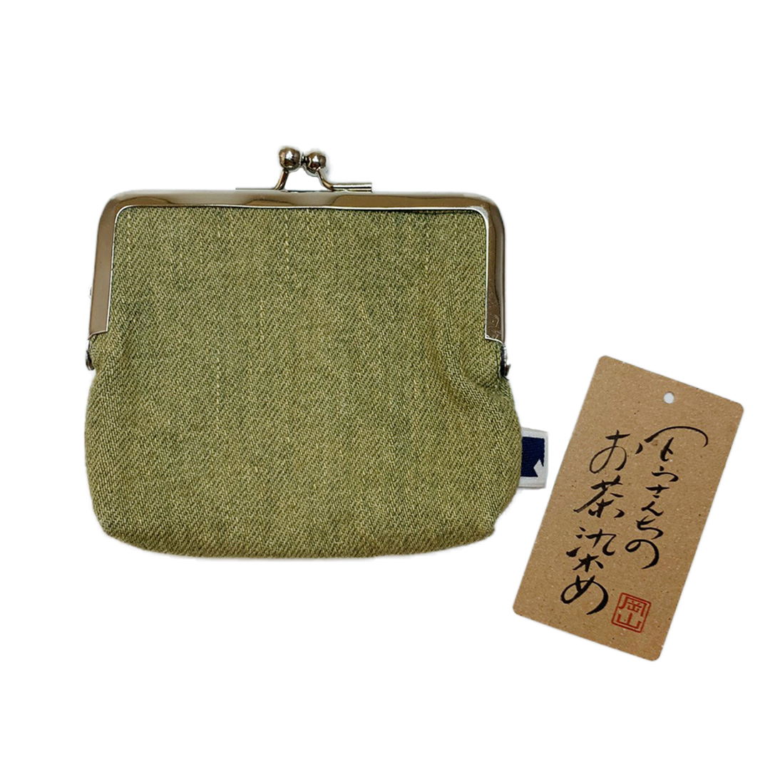 kojima market place｜お茶染めデニム｜お茶染めがま口｜下山さんちの 