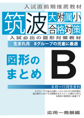筑波大附属小合格対策　図形のまとめ　Bグループの児童向け