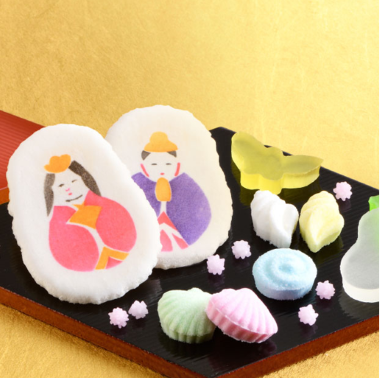 創作干菓子　桃の節句