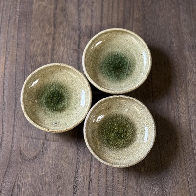 青唐津豆皿青三枚組（限定品）