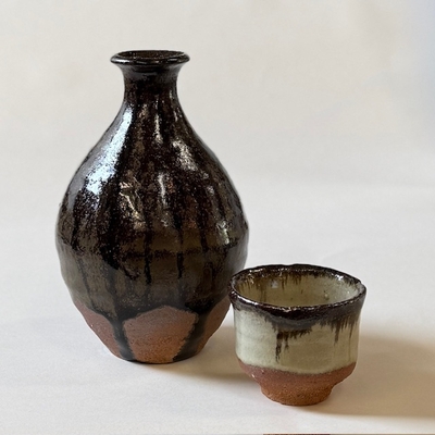 唐津酒器揃（桐箱入）