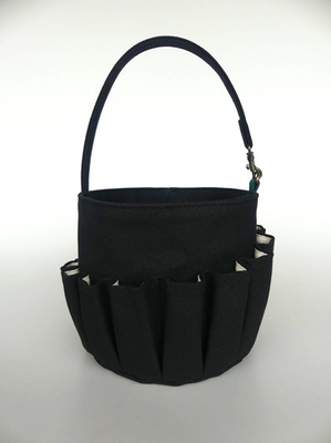 ツールバッグ／tool bag　大サイズ　※ヒダ傾斜カット col,ブラック