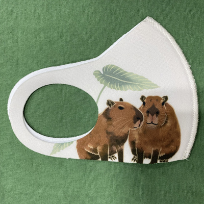 ウレタンマスク カピバラ Lサイズ 冷感制菌加工 | 神戸どうぶつ王国NS
