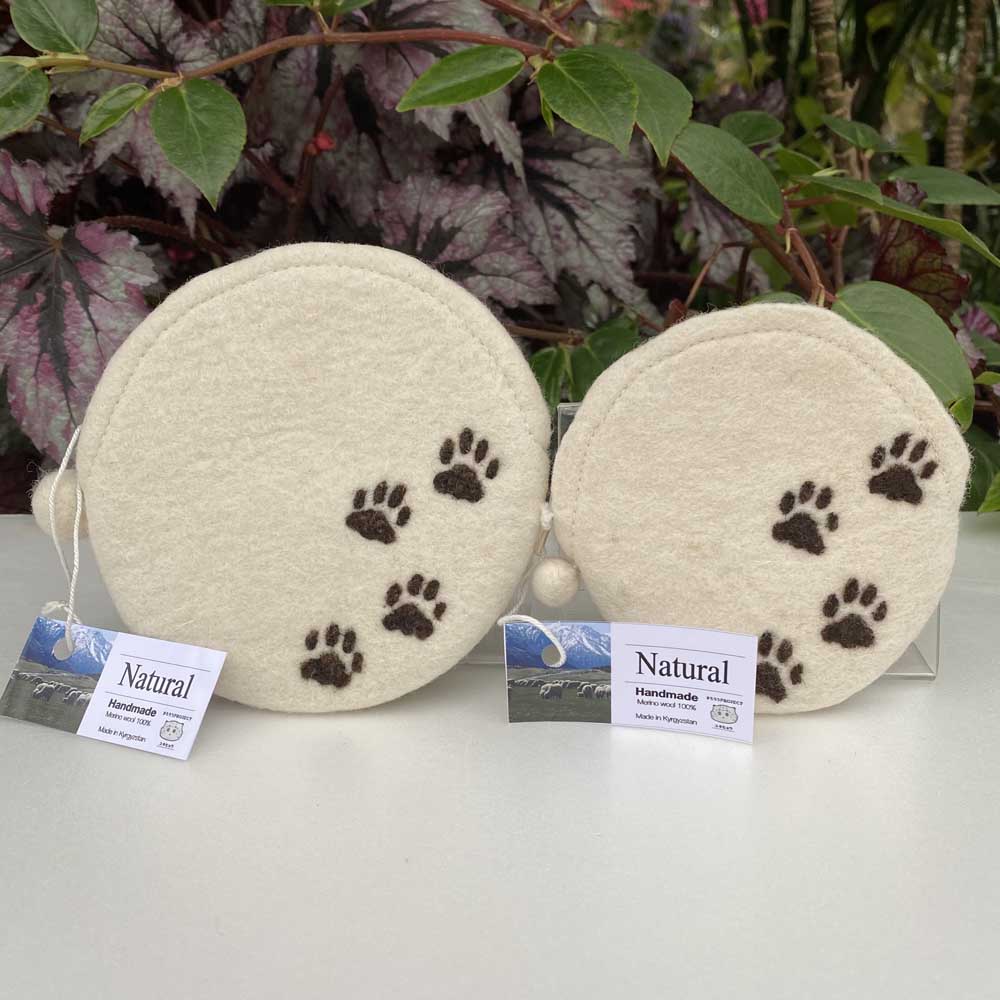 コインケース足あと まもろうPROJECTユキヒョウ | 神戸どうぶつ王国ＮＳ