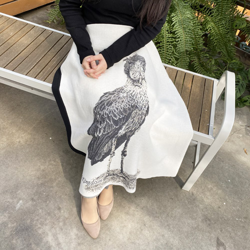 ハシビロコウ「ボンゴ」 マルチラグ | 神戸どうぶつ王国NS