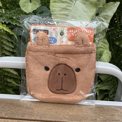 しんや♡カピバラの引っ掛けられるタオル カピバラ タオル巾着 | 神戸どうぶつ王国NS