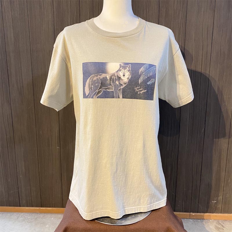 シンリンオオカミ 染抜きTシャツ | 神戸どうぶつ王国NS