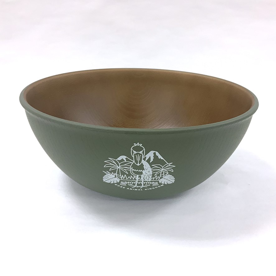 ウッド調ボウル ハシビロコウ | 神戸どうぶつ王国NS