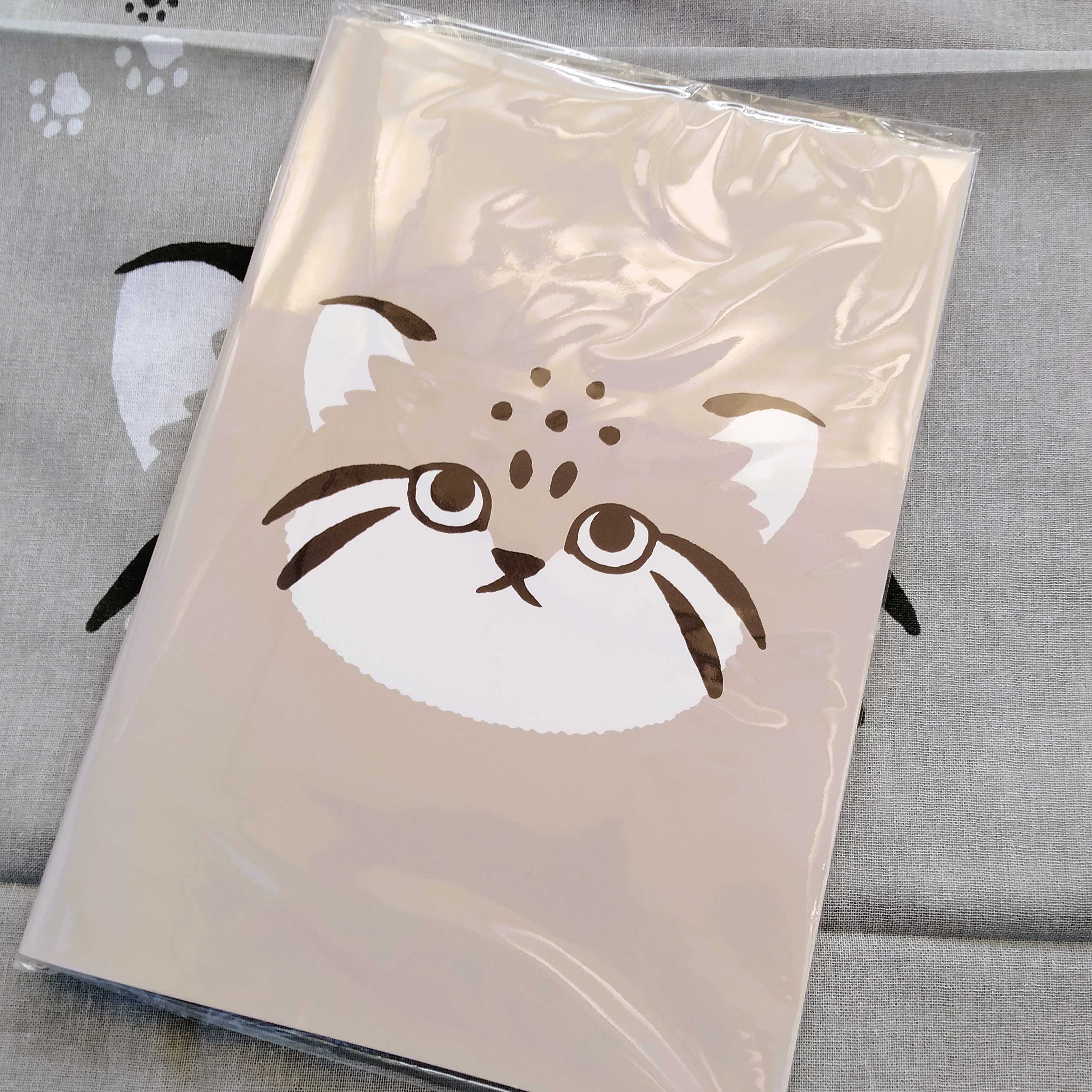 B5ノート（無地） まぬるねこface マヌルネコ | 神戸どうぶつ王国NS