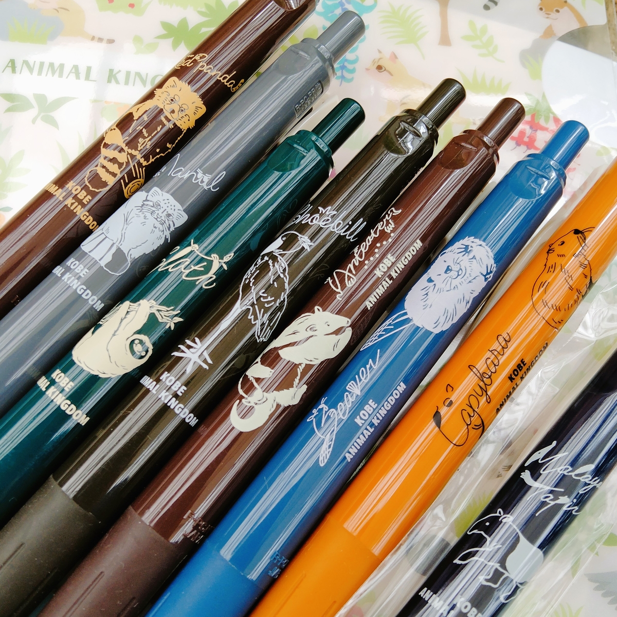 SARASAボールペン ミナミコアリクイ ブラウングレー | 神戸どうぶつ