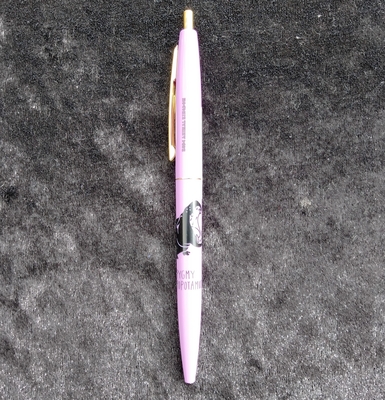 BICボールペン　コビトカバ　パープル