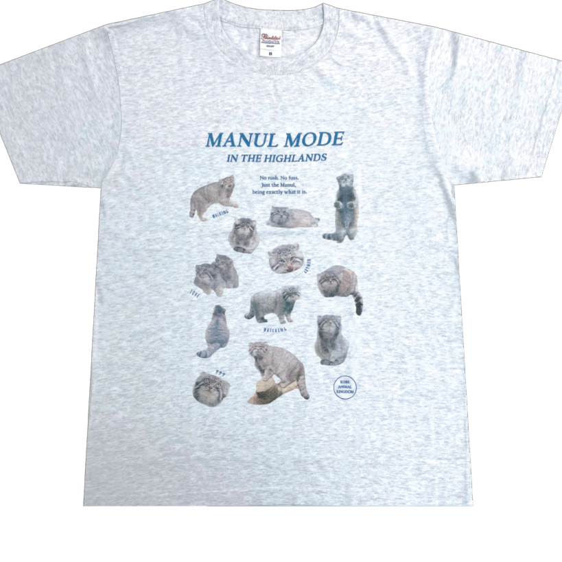 MODE Tシャツ マヌルネコ | 神戸どうぶつ王国NS