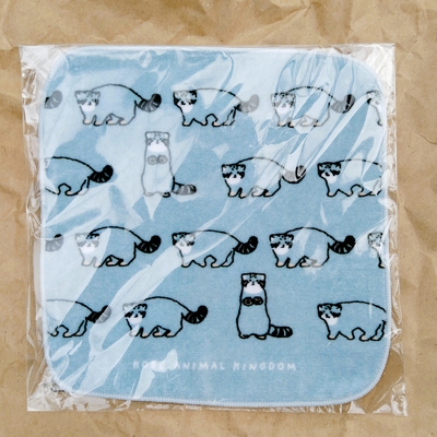 【つる927】座布団付き！シトリンのまねきねこ形オルゴナイト☆７点 ミニタオル マヌルネコいっぱい | 神戸どうぶつ王国NS