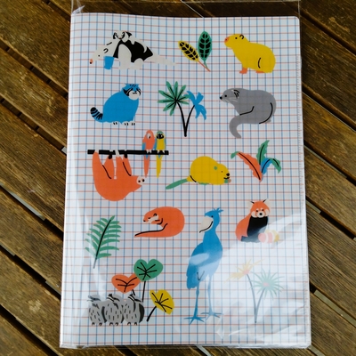 A4ポケットファイル　カラフルチェックアニマルズ　ﾊｼﾋﾞﾛｺｳ　ﾏﾇﾙﾈｺ　ﾋﾞﾝﾄﾛﾝｸﾞ　ﾌﾀﾕﾋﾞﾅﾏｹﾓﾉ　ｺﾂﾒｶﾜｳｿ　ﾚｯｻｰﾊﾟﾝﾀﾞ　ｶﾋﾟﾊﾞﾗ　ﾐﾅﾐｺｱﾘｸｲ　ｱﾒﾘｶﾋﾞｰ