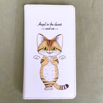 スマホカバーＬ　スナネコ