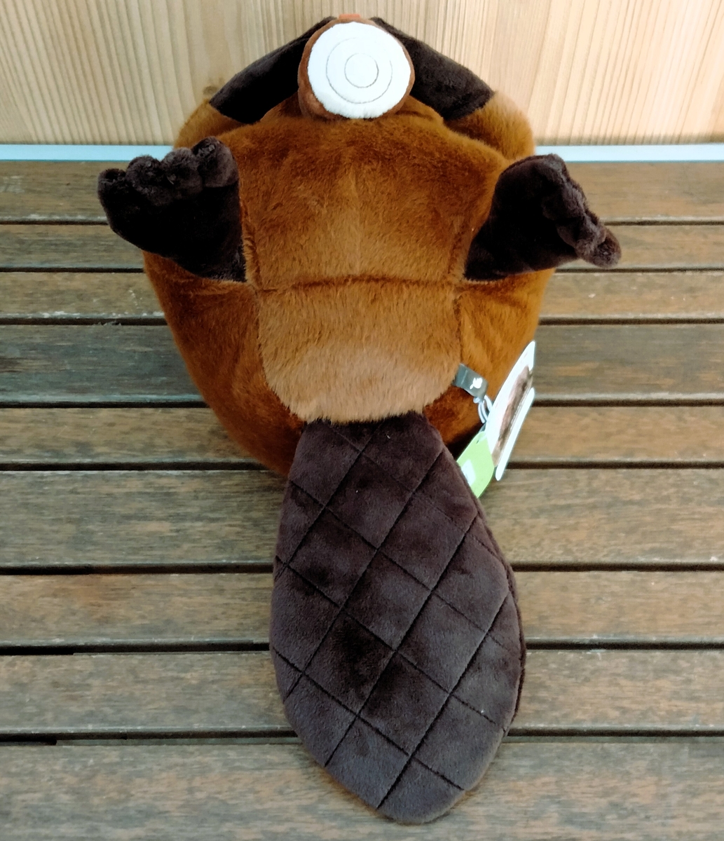 アメリカビーバーと丸太 Originalぬいぐるみ | 神戸どうぶつ王国NS