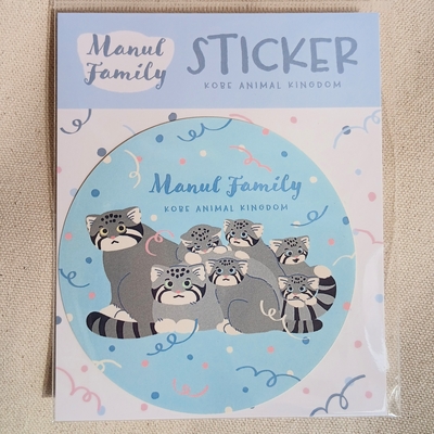 ステッカーBIG　MANUL FAMILY 2026
