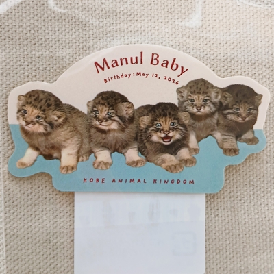 ダイカットステッカー　MANULBABY　集合①BL　2026