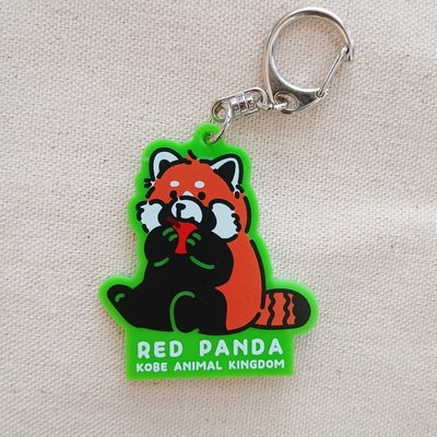 アクリルキーホルダー　もぐもぐ　レッサーパンダ　GR