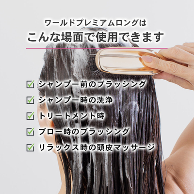 スカルプブラシ ブラック S.HEART.S]スカルプブラシ クロム | KOBUNSHA SELECT SHOP | [S