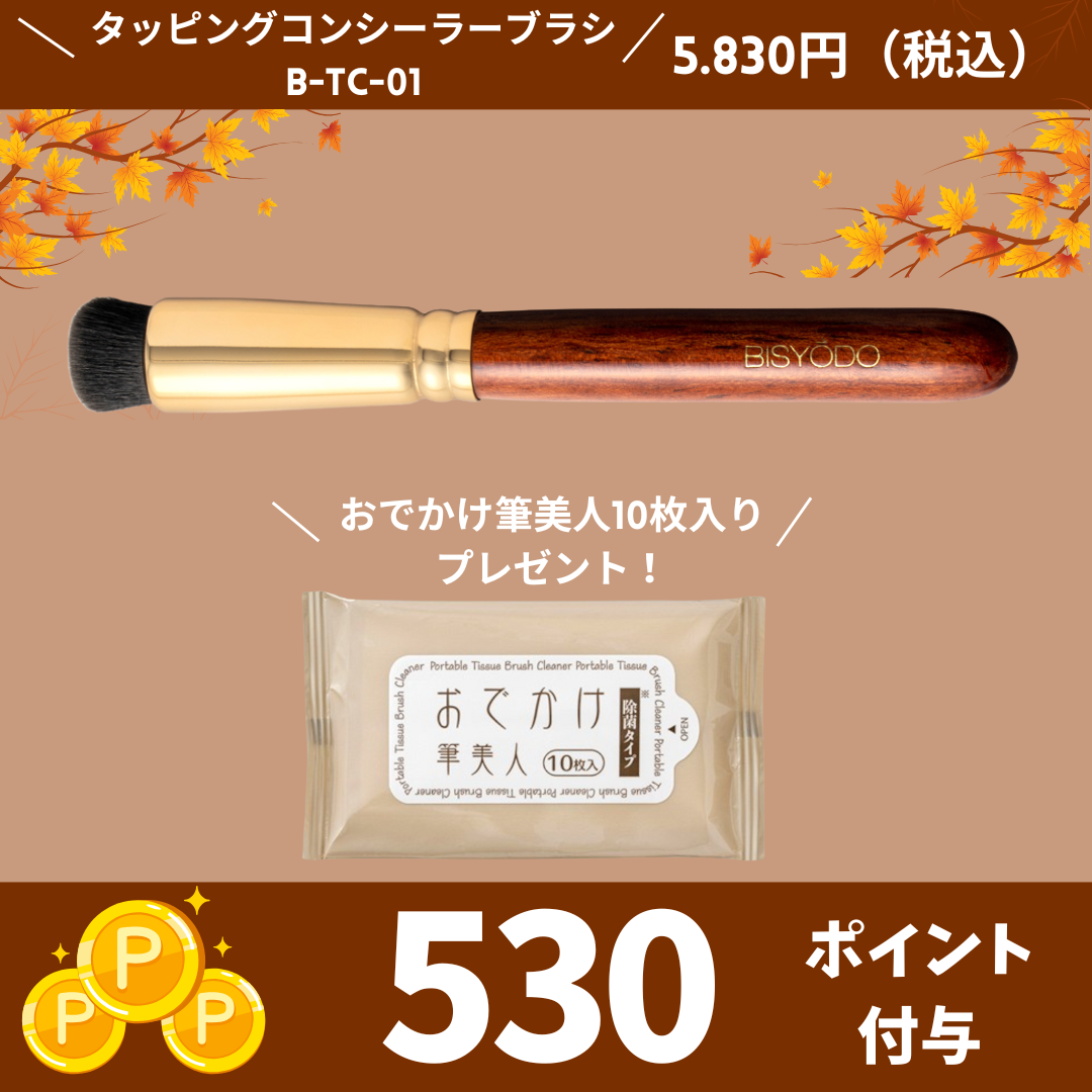 ウエダ美粧堂 コンシーラーブラシ ×2 & クリーナー ×2 セット 美粧堂 コンシーラーブラシ 2種｜cosme birth (コスメバース)