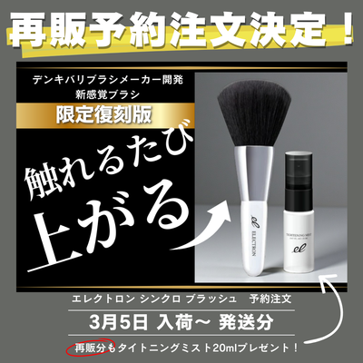 シンクロブラッシュ（フェイスブラシ）【正規品】【再販予約注文】