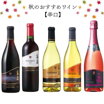 【辛口】秋のおすすめワイン5本セット