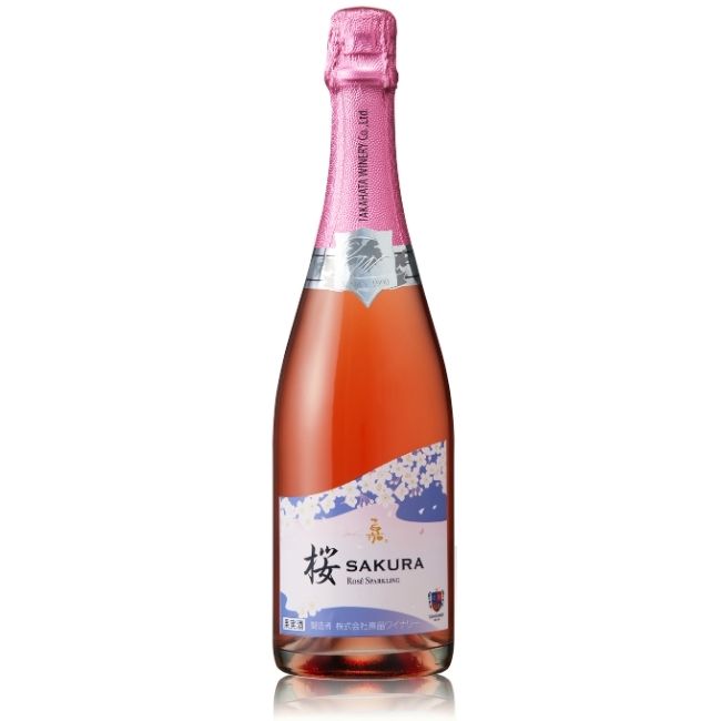 嘉-yoshi-スパークリング ロゼ 桜ラベル 750ml | クラブ高畠ワイナリー