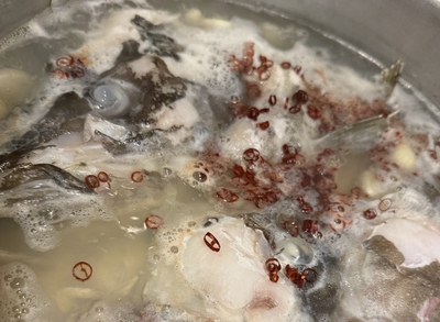 真鱈かぶと塩煮込み 　特大サイズ