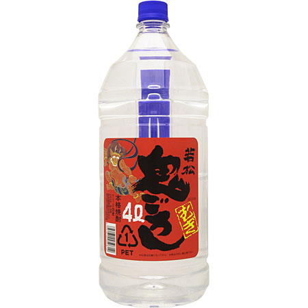 若松酒造 若松鬼ころし 麦 25度 4Lペット | 酒キタアイダ 通信販売