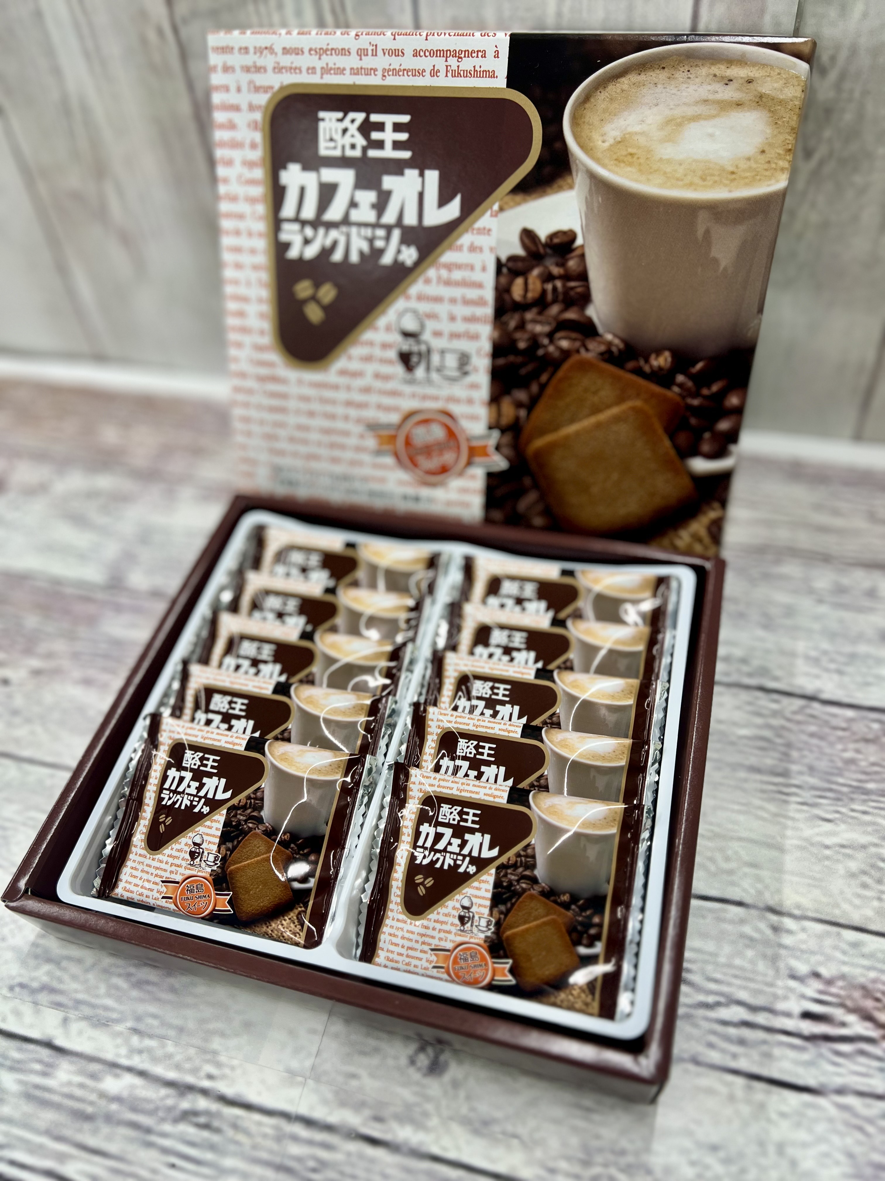 酪王カフェオレ ラングドシャ | まる福ネットショップ