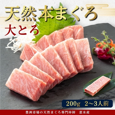 極寒本鮪(天然本まぐろ) 大とろ200g