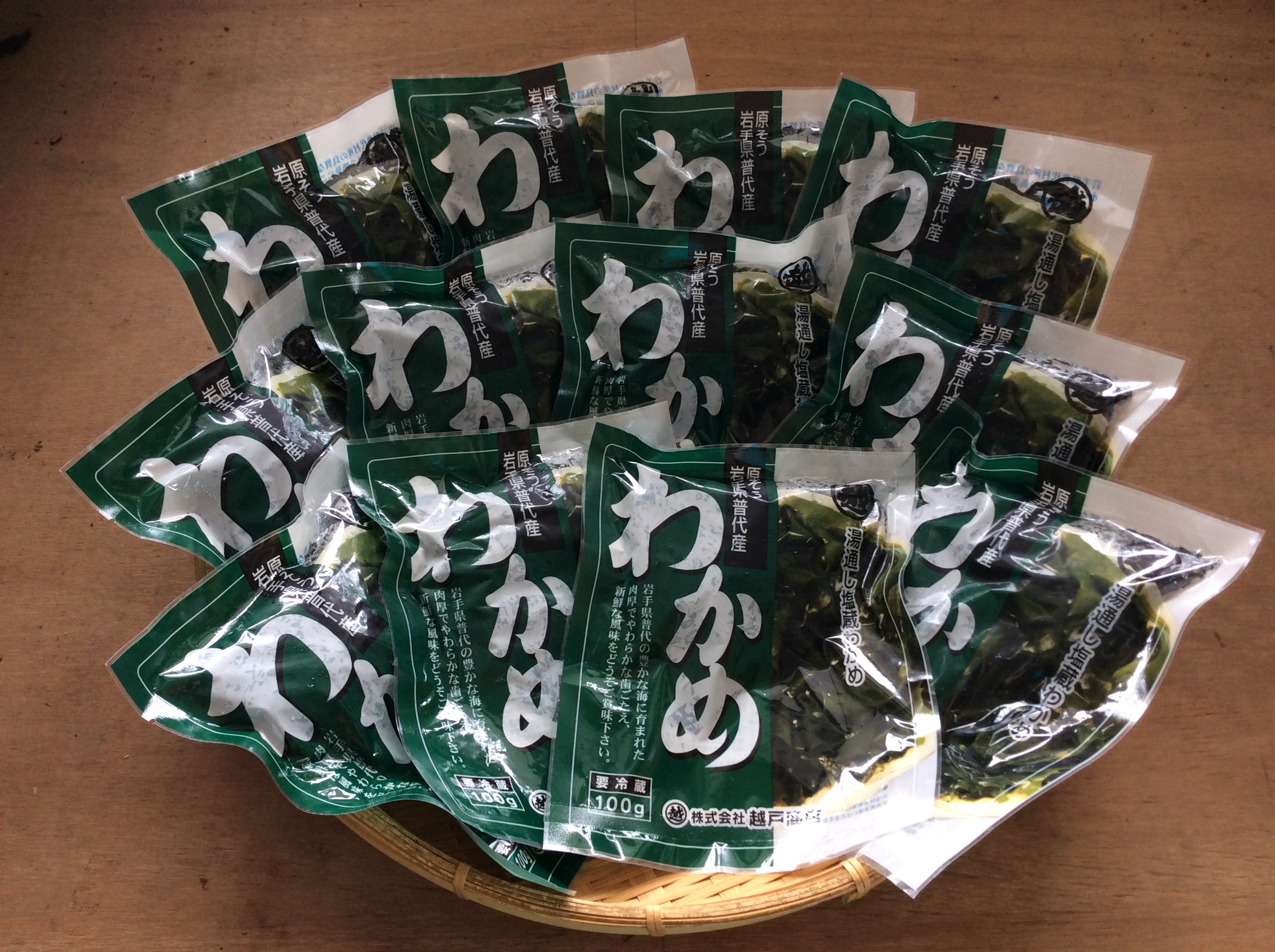 マルコシ商店 わかめ100g 12袋セット 岩手県産ネットショップ