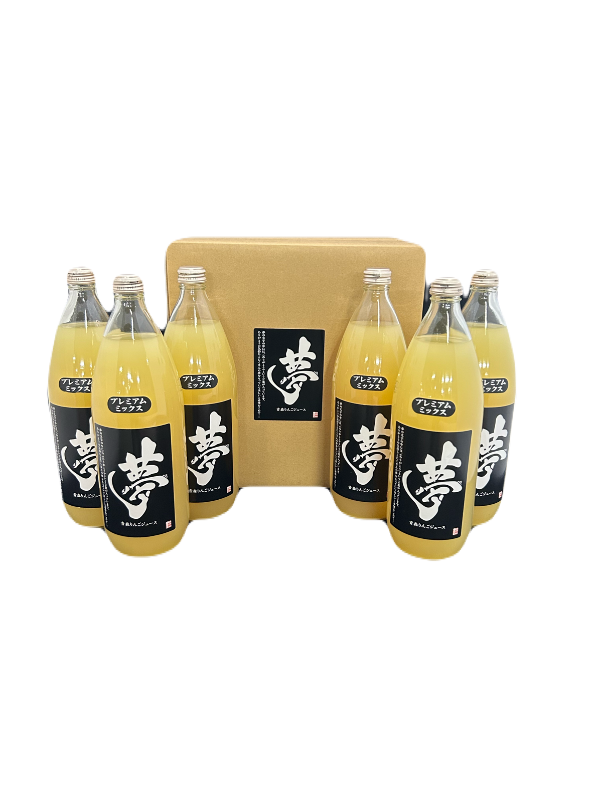 期間限定・特別割引価格】夢（ありがとう）りんごジュース 1L 6本入