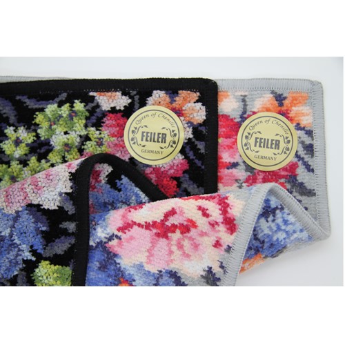 Feiler フェイラー ベルプロフーモ ハンカチ ブラック 黒 30 30ｃｍ アマノネット アマノネットショップ