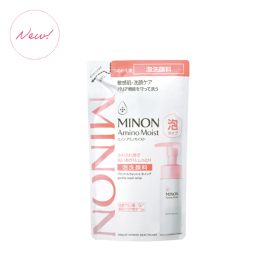 第一三共ヘルスケア ミノン アミノモイスト(MINON Amino Moist) ジェントルウォッシュ ホイップ つめかえ用 130mL