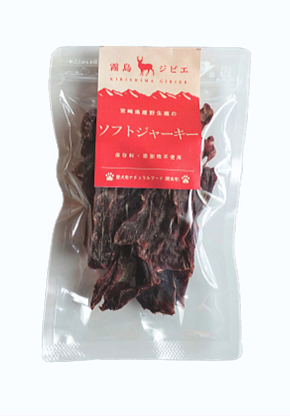 めん！鹿肉ジャーキー50g✖️32コ 鹿肉ジャーキー50g（単品:送料無料） | 霧島ジビエ＜公式＞